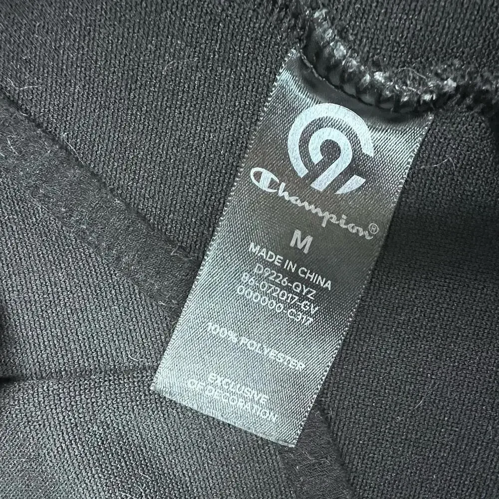 Champion Hoodie Men’s Gray Black Long Sleeve Full Zip Size Medium - Picture 11 of 11